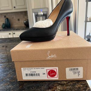 Christian Louboutin Black Nappa Pump